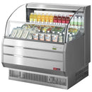 Turbo Air TOM-40SW-N Slim Line 39" White Horizontal Air Curtain Display Case