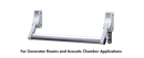 Kason 0488L stainless steel panic bar inside release and latch assembly for generator rooms and acoustic chambers