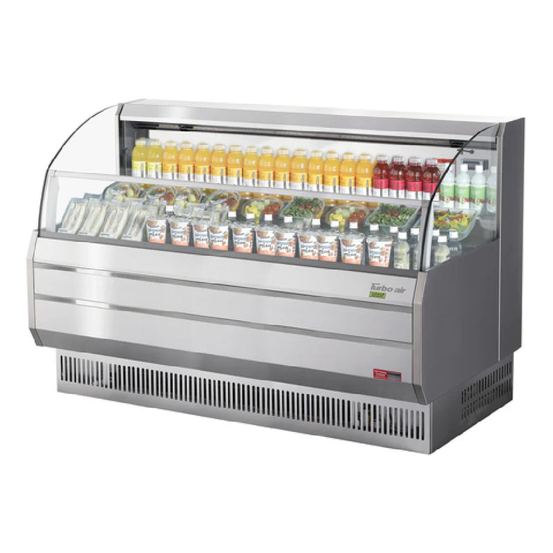Turbo Air TOM-75SW-N Slim Line 75" White Horizontal Air Curtain Display Case