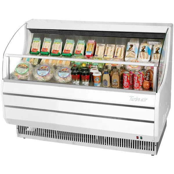 Turbo Air TOM-60SB-N Slim Line 63" Black Horizontal Air Curtain Display Case
