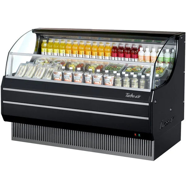 Turbo Air TOM-75SW-N Slim Line 75" White Horizontal Air Curtain Display Case