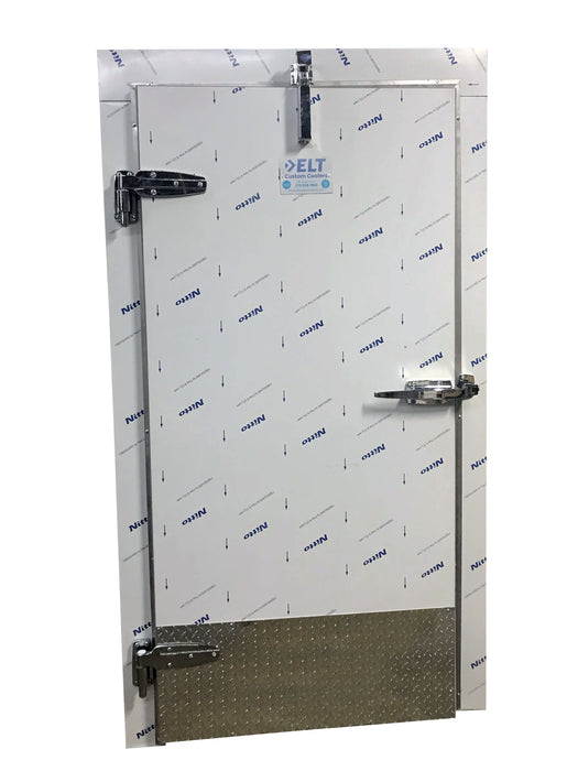 Walk in Cooler Replacement Door 36”x 76 “ Prehung with Plug Frame
