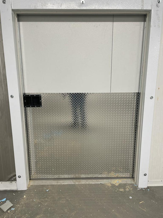 Walk in Cooler Sliding  Door 84”x 120“ Prehung with Jamb Sandwich frame and Header
