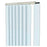 Kason® 402 Easimount Strip Curtain Set (6"W x 84"H Strip), 38" Door Width