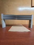 Master-Bilt 07-14158 coated evaporator coil, coil face with mounting legs