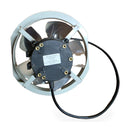 Master-Bilt 13-13440 fan assembly, rear view of EC Fans & Drives ECD0286-A01 motor
