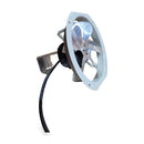 Master-Bilt 13-13440 fan assembly, side view with mounting bracket and power cable