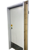 Walk-In Cooler Replacement Door 34" x 72" — Prehung with Frame