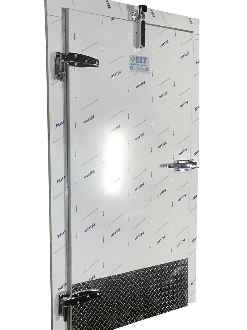 Walk in Cooler Replacement Door 38”x 84 “ Prehung with Plug Frame