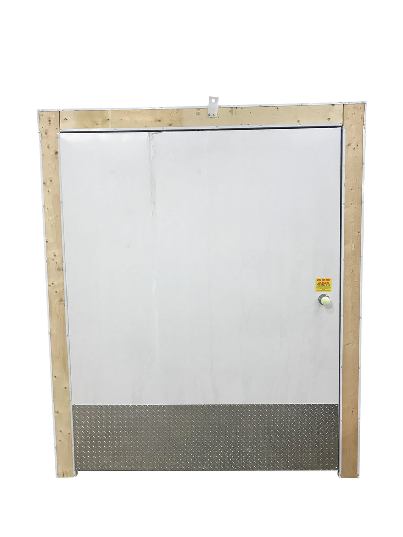 Walk in Cooler Replacement Door 60”x 96 “ Prehung with Plug Frame