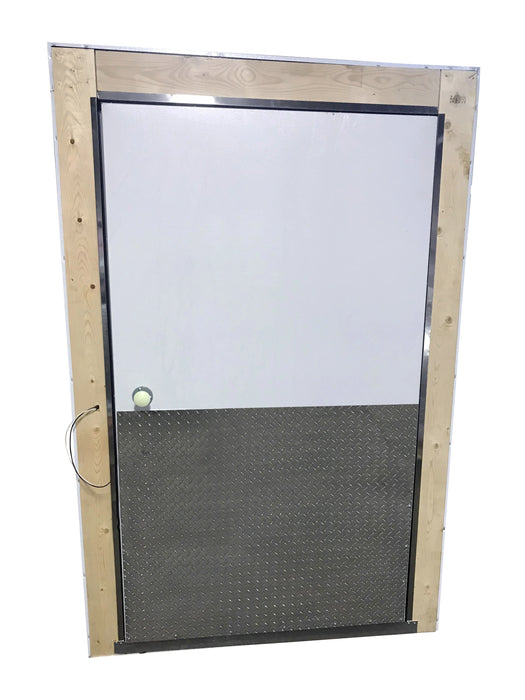 Walk in Freezer Replacement Door 40”x 78 “ Prehung with Plug Frame