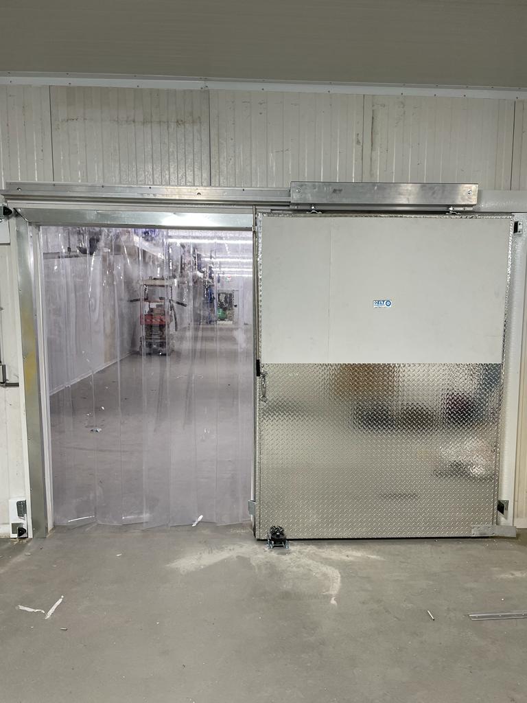 Walk in Cooler Sliding  Door 72”x 96 “ Prehung with Jamb Sandwich frame and Header