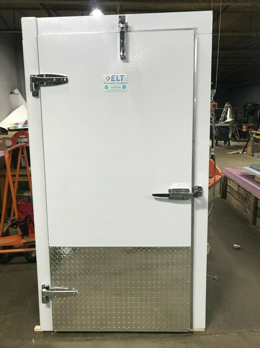 Walk in Freezer Replacement Door 42”x 80 “ Prehung with Plug Frame