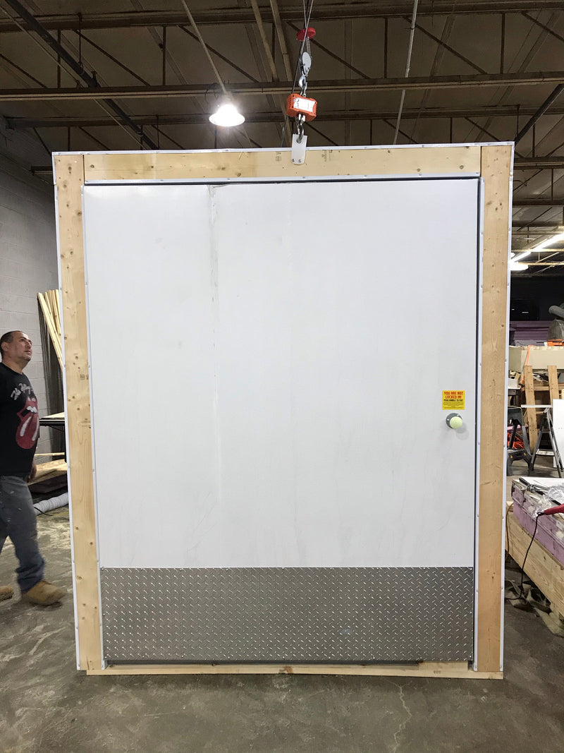 Walk in Cooler Replacement Door 70”x 84 “ Prehung with Plug Frame