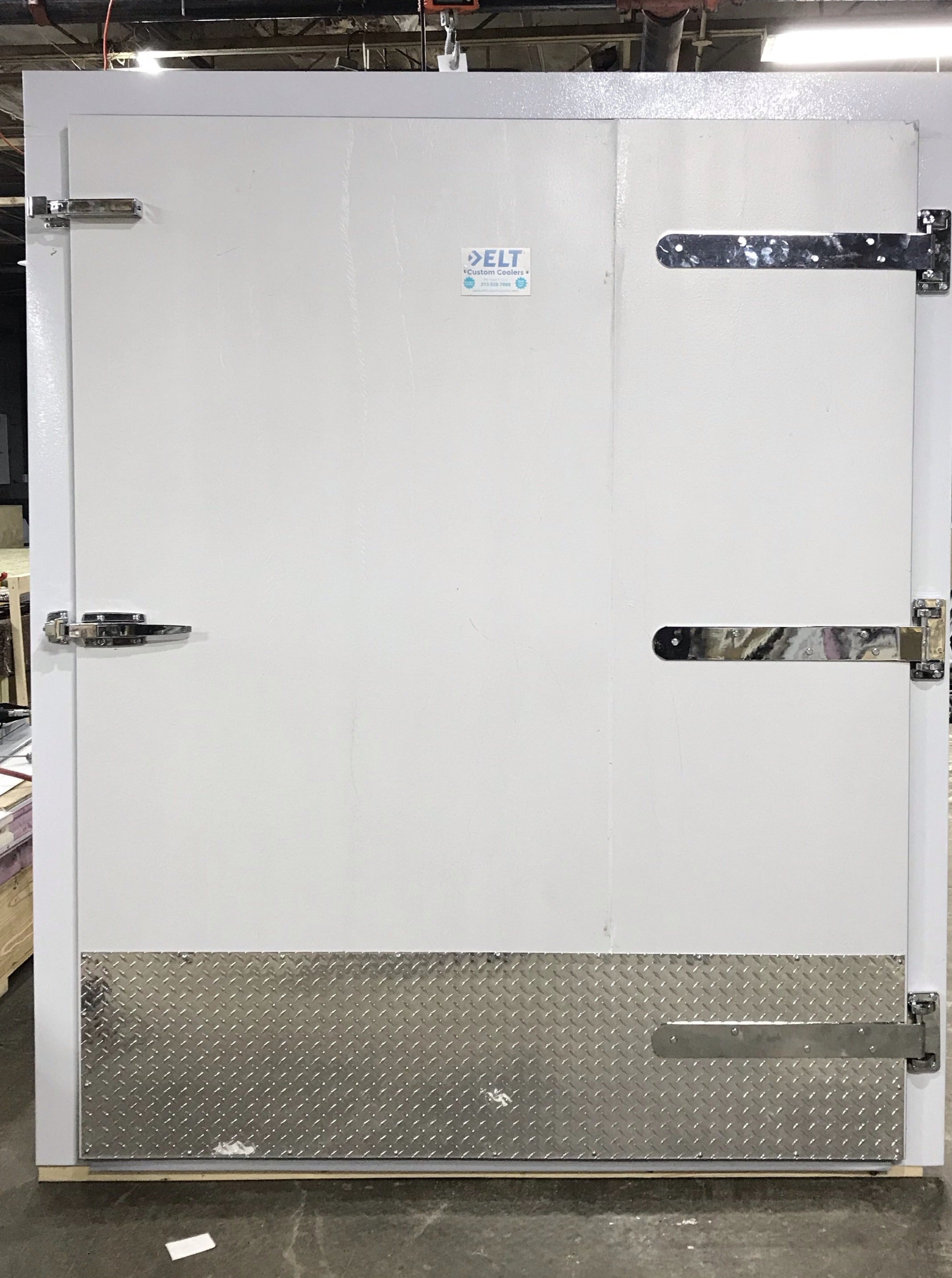 Used walk in freezer hot sale door