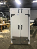 Walk in Freezer French style  Door 36”x 78 “ Prehung with  Frame